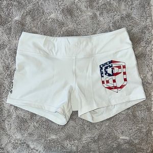 Born Primitive Women’s Double Take Booty Shorts, white, Size M